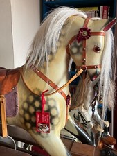 Collinson Rocking Horse Traditionally Restyled Dapple 48 in Large Vintage GRACE