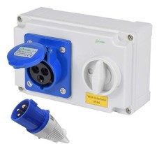 32 Amp Interlock Socket 3 Pin