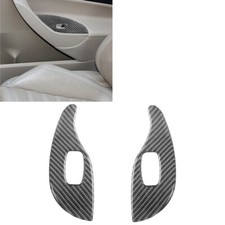 2pcs Carbon Fiber Rear Window