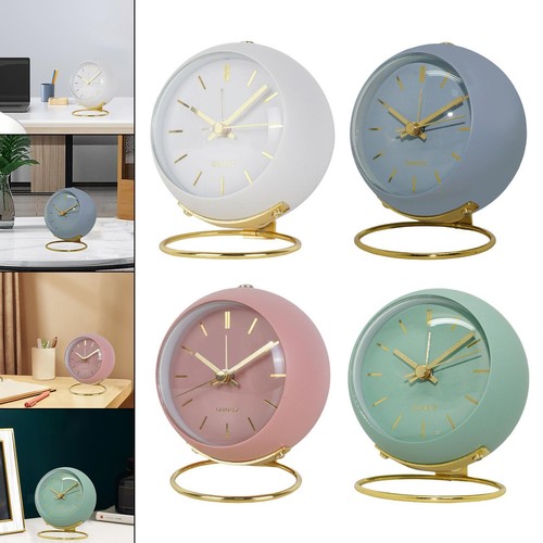 Round alarm clock silent - alarm, non