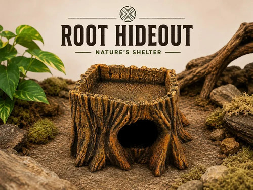 Reptile snake aquarium hide - reptile/snake,