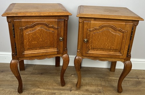 Pair bedside tables - of,