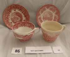 Vintage 2 mismatched cups &