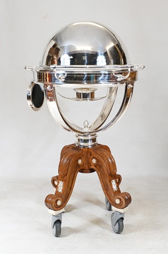 Silver plate beef trolley - plate,