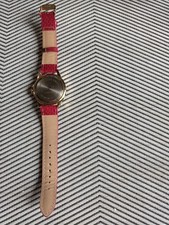 gossip ladies watch  no box or papers with red strape