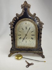 J W Benson London Triple Fusee Musical Bracket Clock Westminster chime 