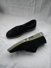 Poste Black Suade Brogues Lace