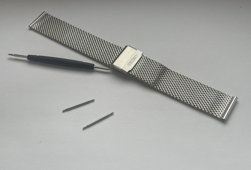 Seiko bracelet size 18mm mesh - 18mm,