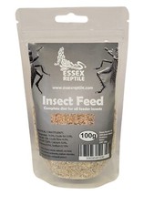 Essex Reptile Insect Feed - 100g Pouch - Complete Live Food Bug Grub Diet
