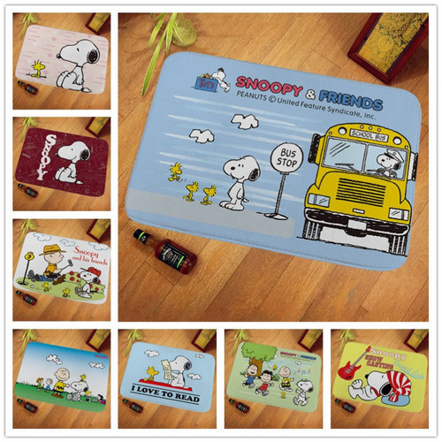 Snoopy doormat rug carpet - doormat,