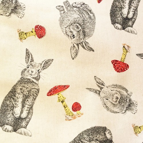 Rabbit cotton fabric