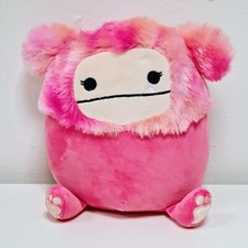Squishmallow Hailey Bigfoot Yeti Hot Pink 8” Excellent Condition