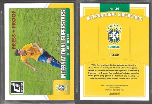 Panini donruss 2015 oscar - panini,