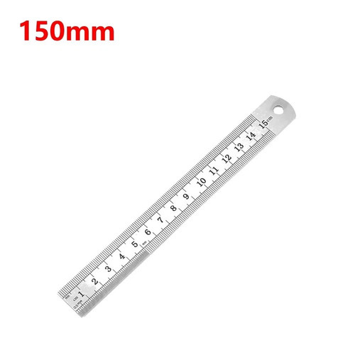 Stainless steel metal ruler - stainless,