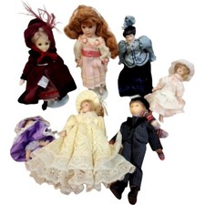Vintage Porcelain Doll Set