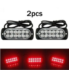High intensity 2X Rear Red Fog