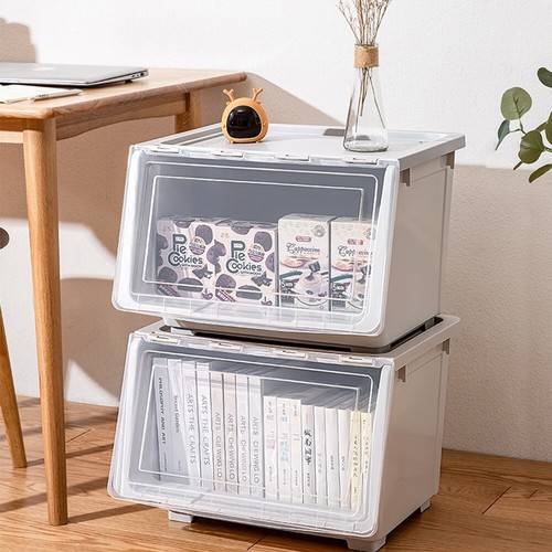 Clear plastic storage boxes - plastic,