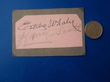 Harry Scott & Eddie Whaly - Comedians  - Autograph (code Lbb)