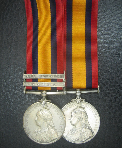 Boer war medal pair nursing - war,