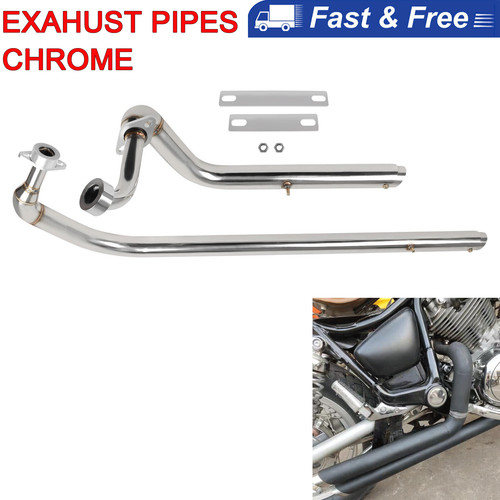 Chrome exhaust pipes system - chrome,