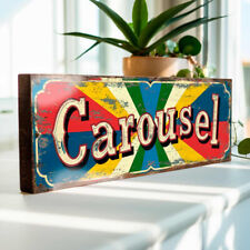 Carousel Funfair Sign