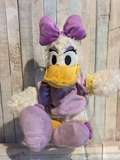 Vintage Daisy Duck Soft Plush Toy- Disney Store . Collectable 