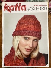 Womens Hats In Katia Oxford Yarn  Katia Pattern size average adult
