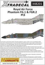 Xtradecal X48201 1/48 RAF Phantom FG.1 & FGR.2 Pt3 Model Decals