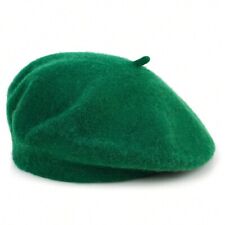 Plain Beret Hat Wool Autumn