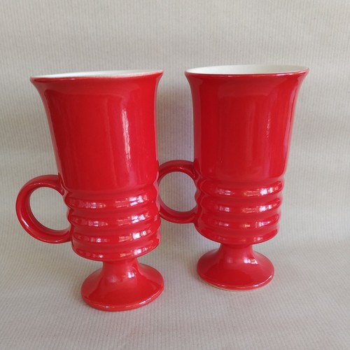 Pair carlton ware red - ware, 'red