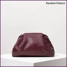 Vintage Woven Leather Clutch