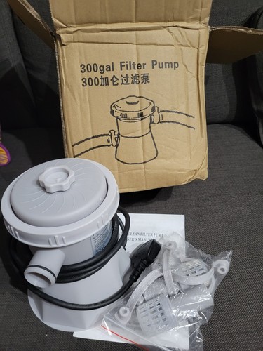 Electric swimming pool filter - electric,
