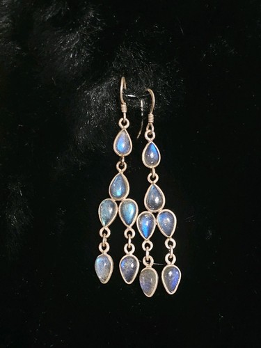 Rainbow moonstone chandelier - rainbow,