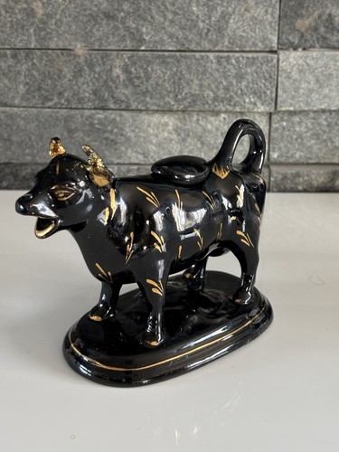 Ntique jackfield black cow - jackfield,