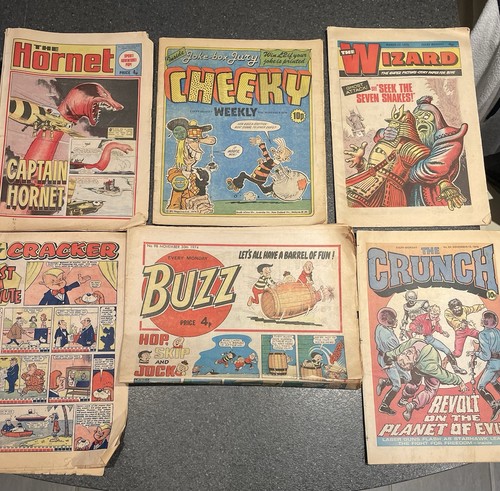 Vintage british comics - vintage,