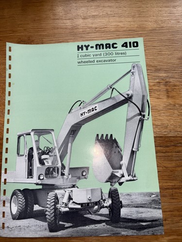 Hymac 410 brochure original - 410,