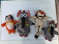 Rare THE BANANA SPLITS  SOFT PLUSH TOYS  12 inch and 8 inch lot