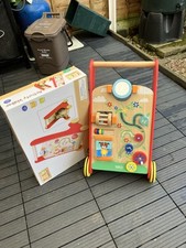 Tidlo Wooden Activity Centre And Walking Aid In Pristine Condition