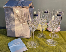 Marquis by Waterford Brookside Set Of 4 White Wine Glasses - Damaged Box