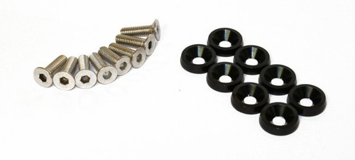 Anodised aluminium countersunk - anodised,