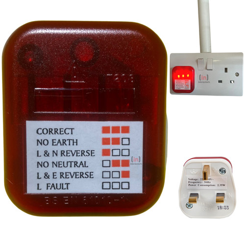 Mains socket tester 240v - socket, pin