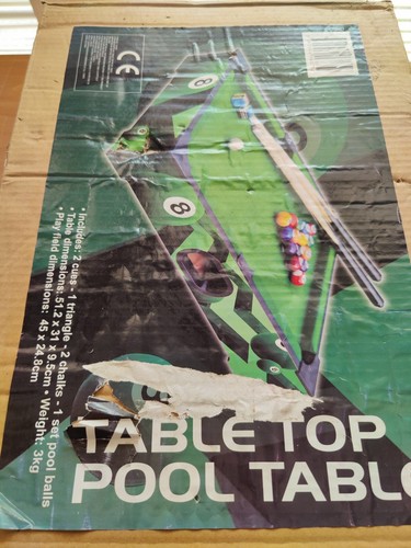 Table top pool - top,