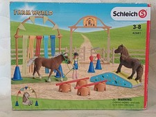 Schleich Farm World Play Set 42481 Horse Pony Gymkhana Training