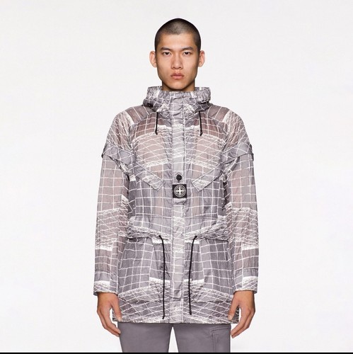 Stone island reflective grid - stone,
