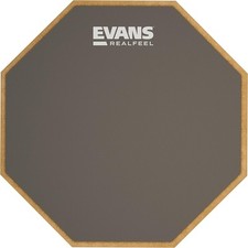 Evans RealFeel - Drum Practice Pad - Drum Pad - Drummer Practice Pad - Gum Rubb