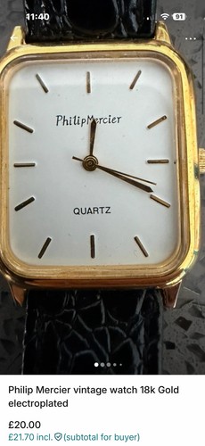 Philip mercier quartz - mercier,