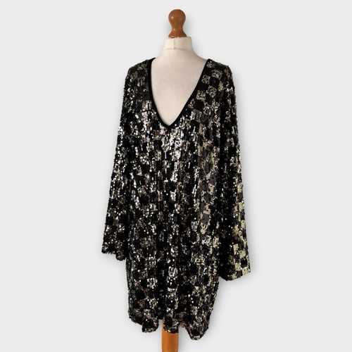 Next sequin dress plus - sequin, gold