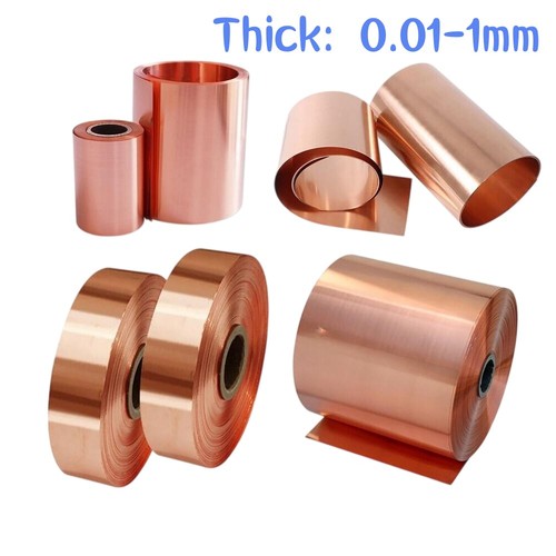 Pure cu copper thin - 99.9%,