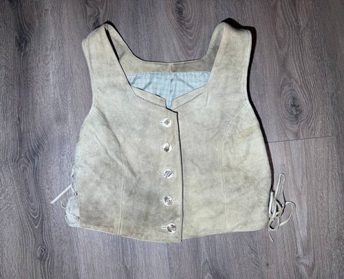 Vintage suede leather - suede,
