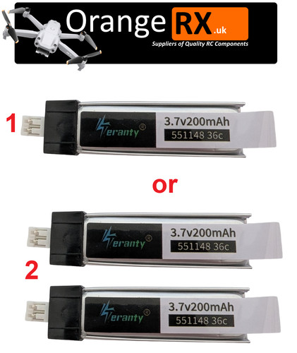200mah 36c lipo with - 1s, 3.7v